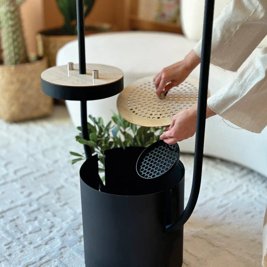 Luxury Clothes Stand with Integrated Incense Burner for Fabric Freshening