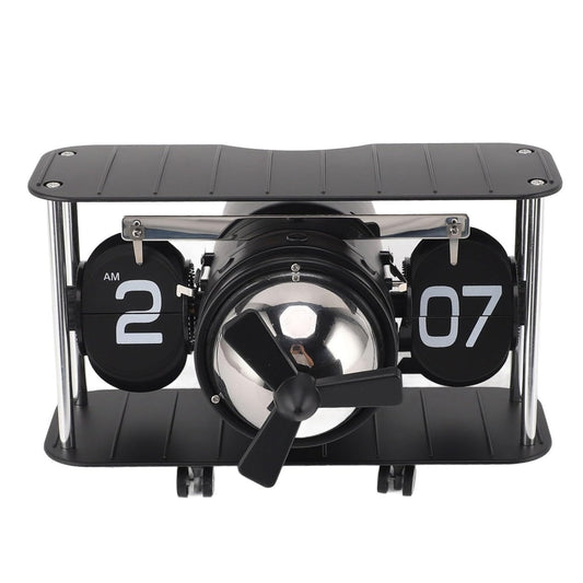 Airplane Flip Clock – Mechanical Desk Timepiece