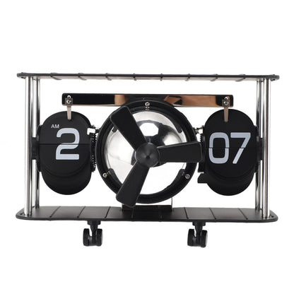 Airplane Flip Clock – Mechanical Desk Timepiece