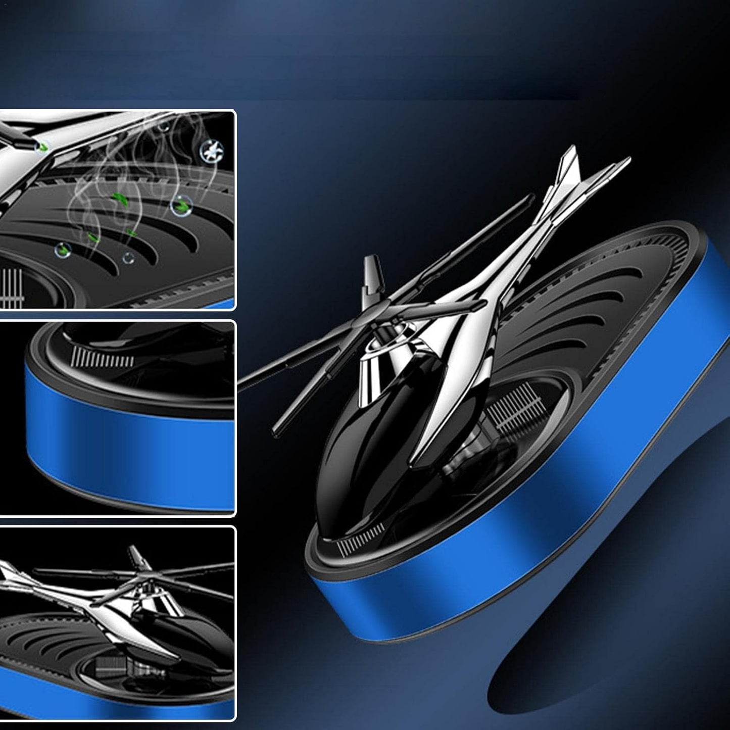 Helicopter Solar Car Air Freshener