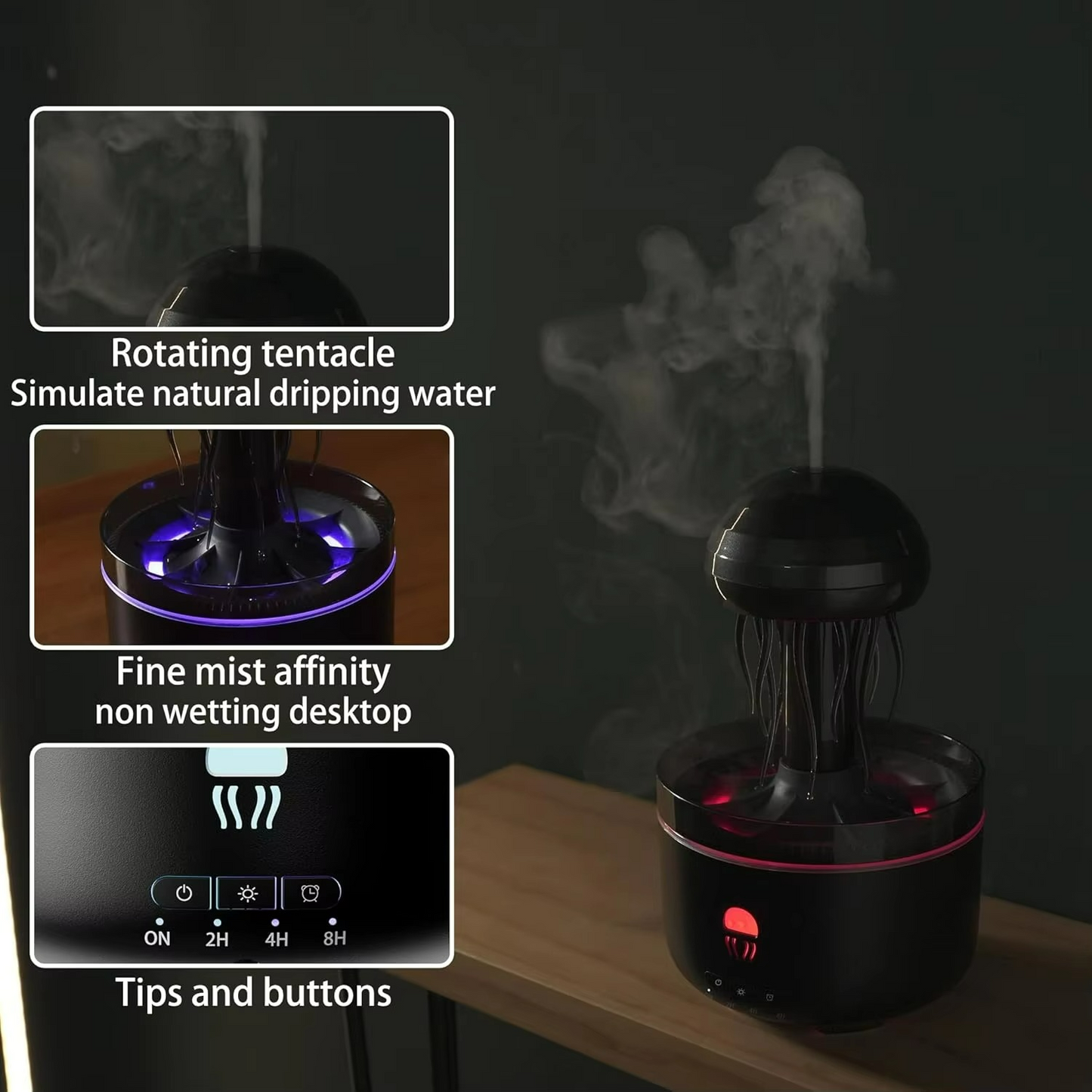 Essential Oil Diffuser, Jellyfish Aromatherapy Diffuser