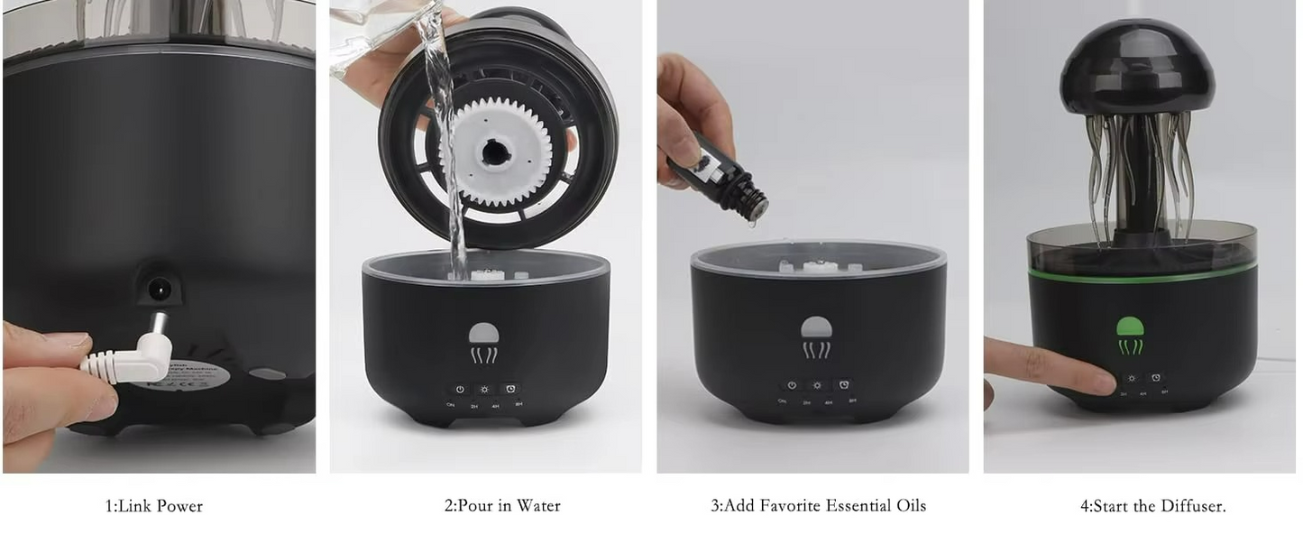 Essential Oil Diffuser, Jellyfish Aromatherapy Diffuser