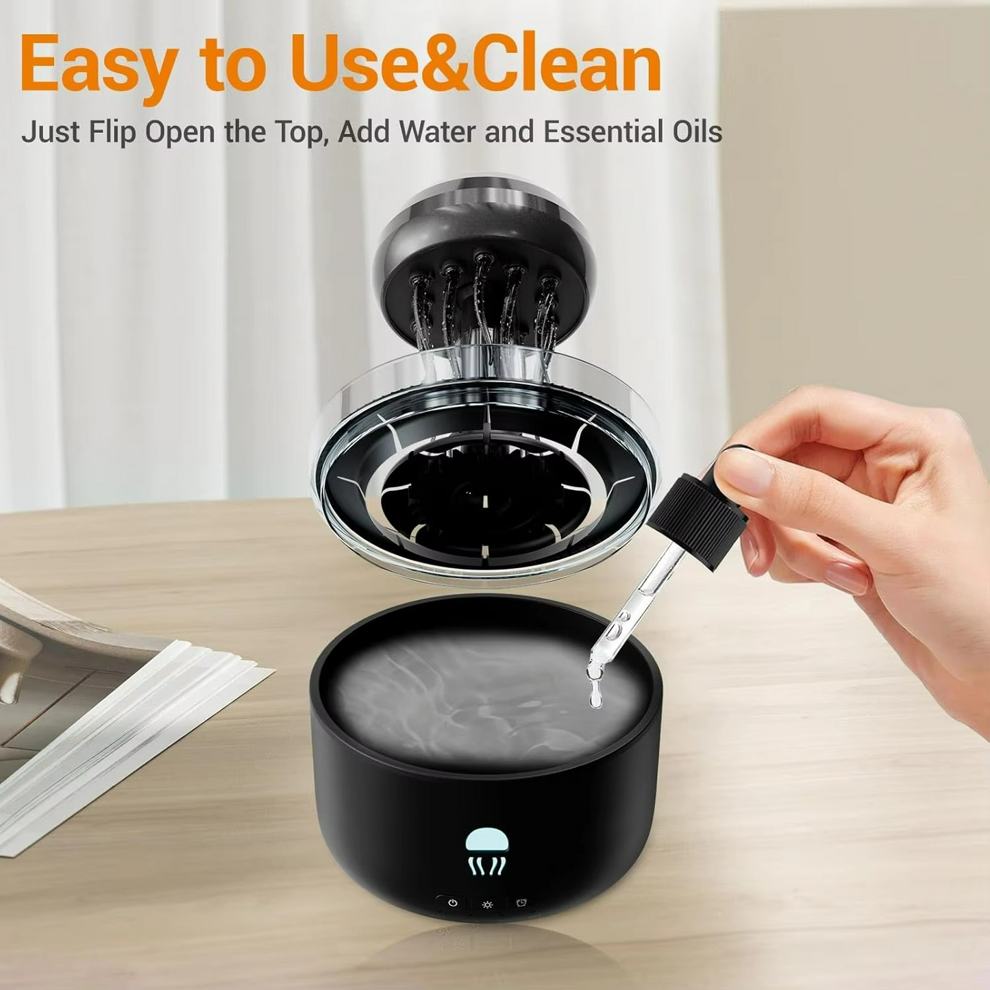 Essential Oil Diffuser, Jellyfish Aromatherapy Diffuser