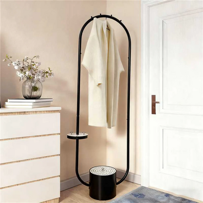 Luxury Clothes Stand with Integrated Incense Burner for Fabric Freshening