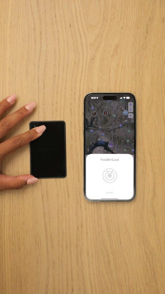 Wireless Smart Tracking Card – Works with Apple Find My(iOS) Only