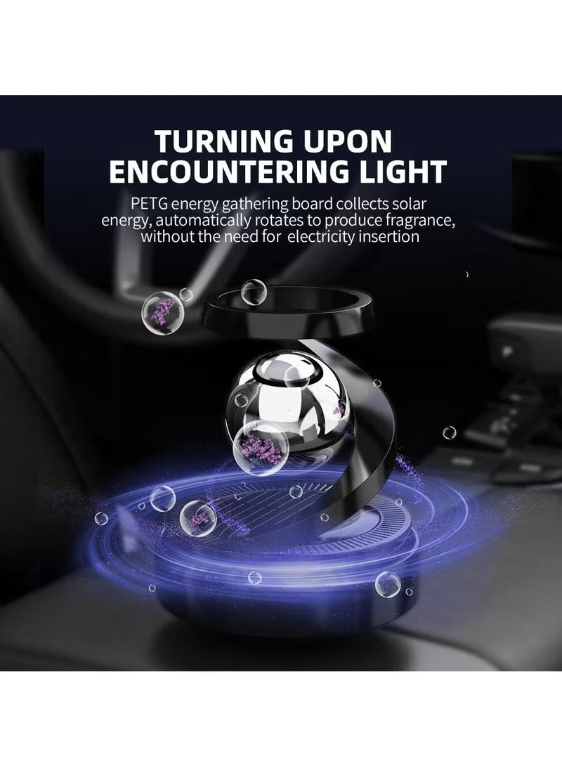 Solar Powered Rotating Car Aromatherapy Diffuser with Long-Lasting Fragrance