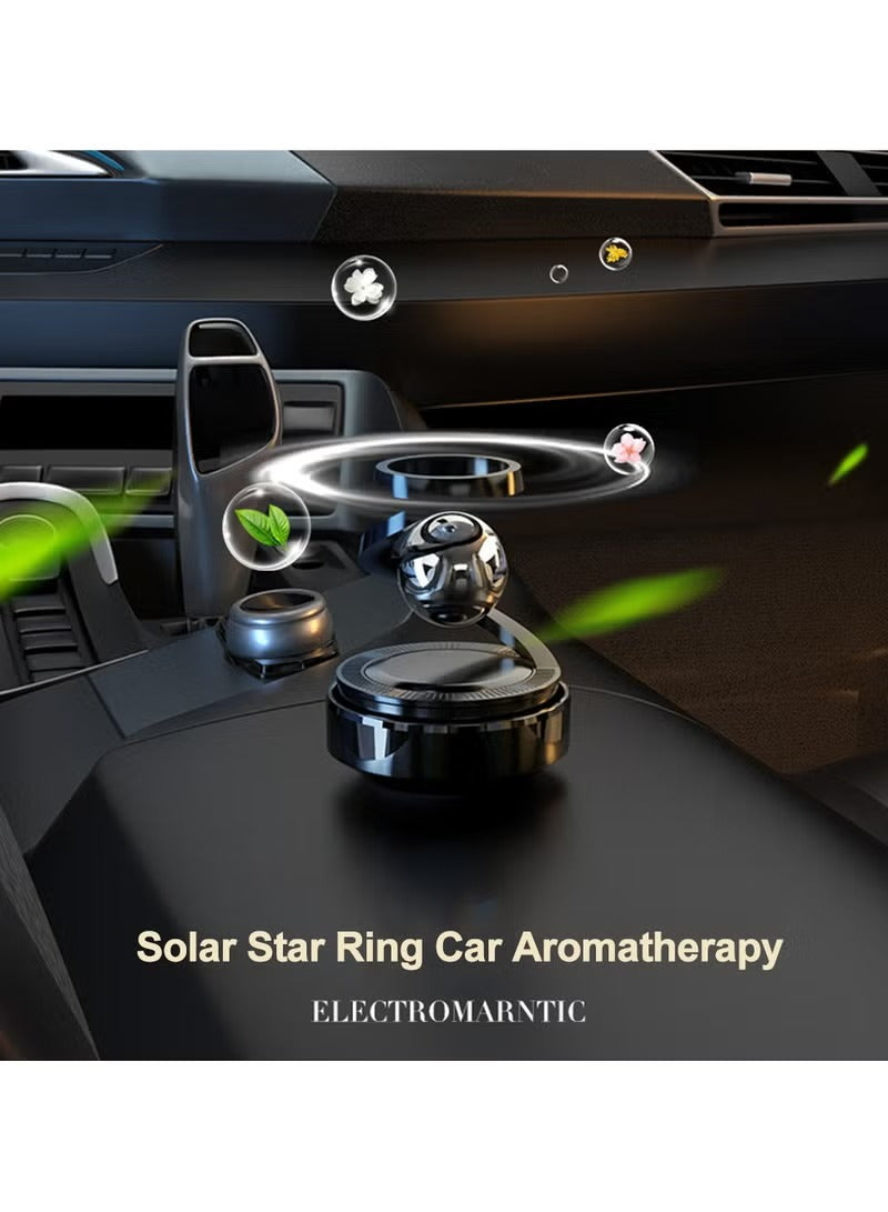 Solar Powered Rotating Car Aromatherapy Diffuser with Long-Lasting Fragrance