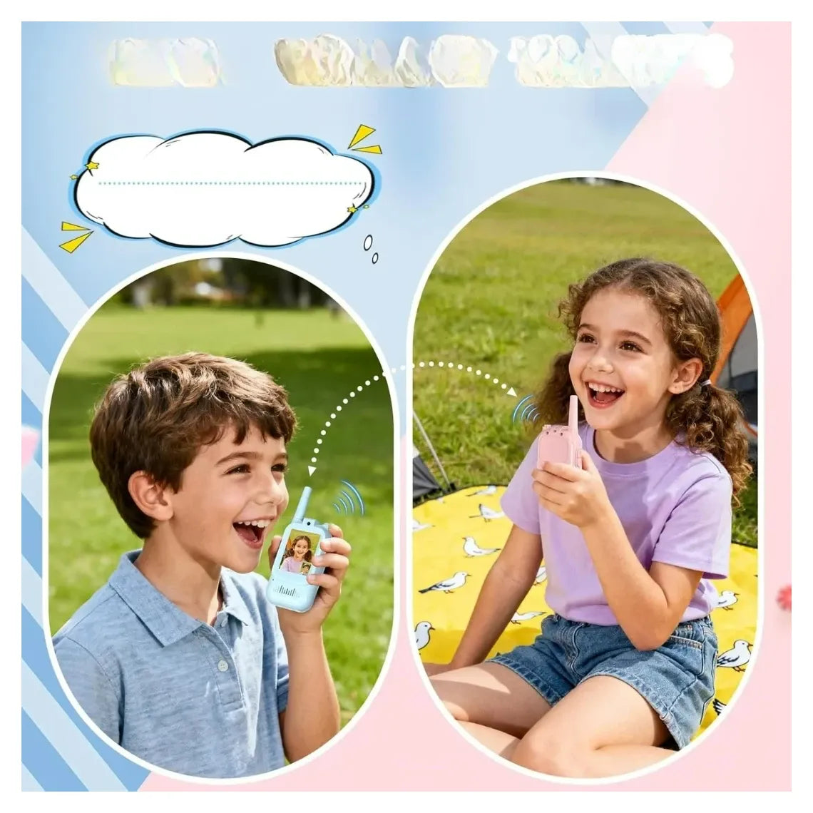 Kids Video Walkie Talkies with Camera