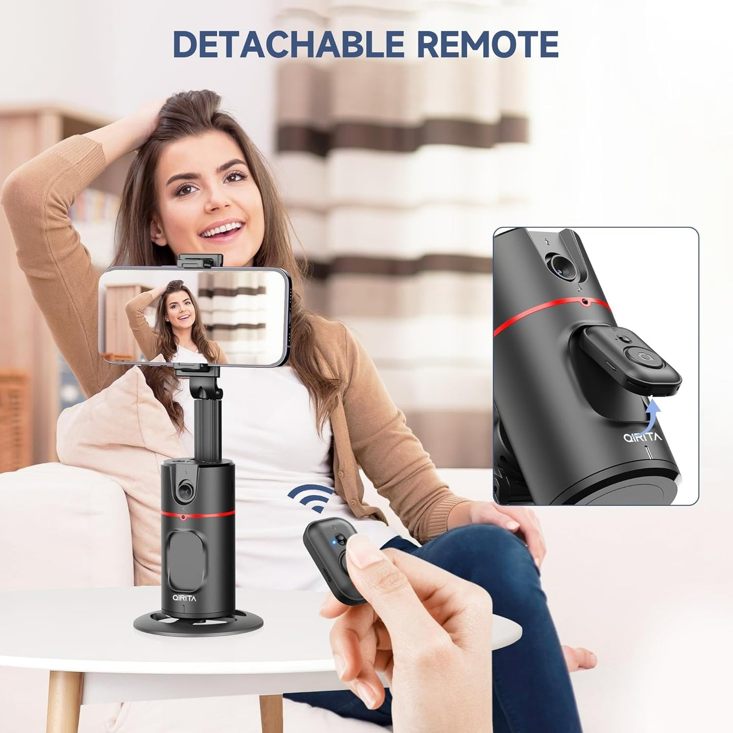 Auto Face Tracking Phone Holder Tripod Stand P02